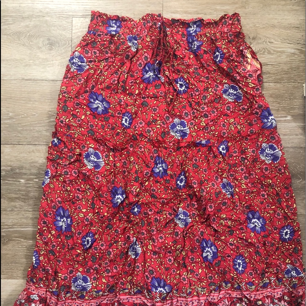 Midi floral skirt never worn!